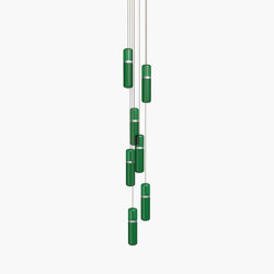 Pill S | 36—08 - Silver Anodised - Green | Pendelleuchten | Empty State