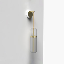 Pill S | 36—09 - Brushed Brass - Opal | Wall lights | Empty State