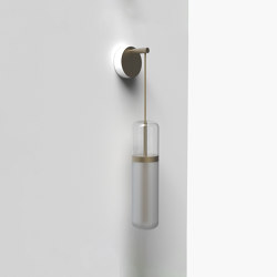 Pill S | 36—09 - Burnished Brass - Opal | Wall lights | Empty State