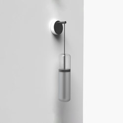 Pill S | 36—09 - Black Anodised - Opal | Wall lights | Empty State