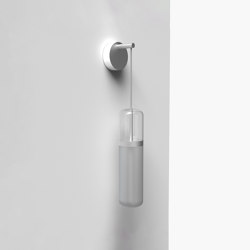 Pill S | 36—09 - Silver Anodised - Opal | Wall lights | Empty State