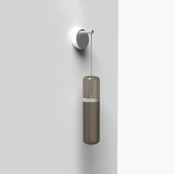 Pill S | 36—09 - Silver Anodised - Smoked | Lámparas de pared | Empty State