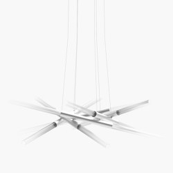 Sabre | S 6—06 - Silver Anodised | Suspended lights | Empty State