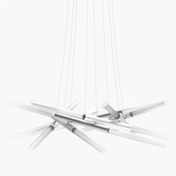 Sabre | S 6—07 - Silver Anodised | Suspended lights | Empty State