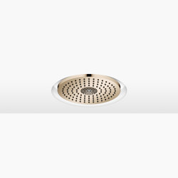 SERIES SPECIFIC - Pomme de douche arrosoir pour montage encastré au plafond Avec lumière 300 mm - Champagne (Or 22cts) | Robinetterie de douche | Dornbracht