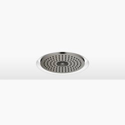 SERIES SPECIFIC - Pomme de douche arrosoir pour montage encastré au plafond Avec lumière 300 mm - Dark Platinum brossé | Robinetterie de douche | Dornbracht