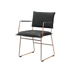 Norman Copper with Arms | Chairs | Jess