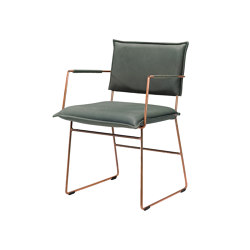 Norman Copper with Arms | Chaises | Jess