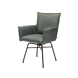 Sanne Old Glory with Arms and Swivel Base | Chaises | Jess