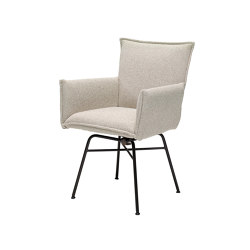 Sanne Old Glory with Arms and Swivel Base | Chaises | Jess