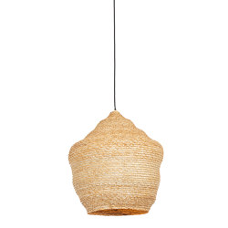 IIII.02 DOUBLE LED handmade fabric pendant lamp By llll