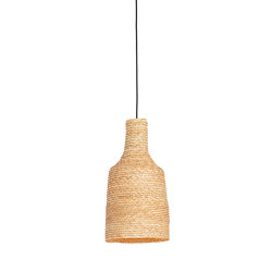 IIII.02 DOUBLE LED handmade fabric pendant lamp By llll