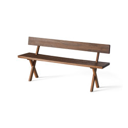 Touch Bench with backrest
