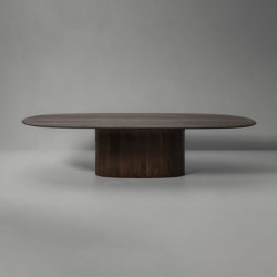 Anvil Dining Table Semi - Oval | Dining tables | Van Rossum