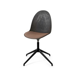Eternity Swivel - Black - Uphol. Seat Re-wool 378 | Chairs | Mater