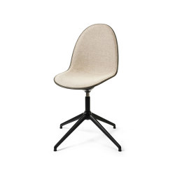Eternity Swivel - Black - Full Front Uphol. Re-wool 218 | Chairs | Mater
