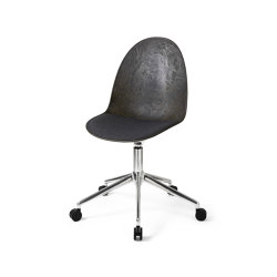 Eternity Swivel - Polished w/castors - Uphol. Seat Re-wool 198 | Chairs | Mater