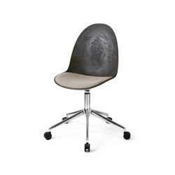 Eternity Swivel - Polished w/castors - Uphol. Seat Re-wool 218 | Chairs | Mater