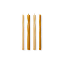Twist Tapered Candle, H30, Warm, Set Of 4 | Dining-table accessories | Audo Copenhagen