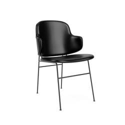 The Penguin Dining Chair, Black Steel / Dakar 0842 | Chaises | Audo Copenhagen