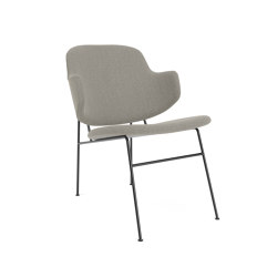 The Penguin Lounge Chair, Black Steel / Re-Wool 218 | Armchairs | Audo Copenhagen