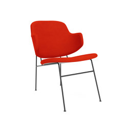 The Penguin Lounge Chair, Black Steel / Hallingdal 65 600 | Armchairs | Audo Copenhagen