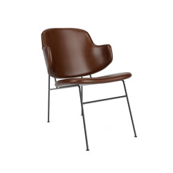 The Penguin Lounge Chair, Black Steel / Dakar 0329 | Poltrone | Audo Copenhagen