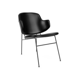 The Penguin Lounge Chair, Black Steel / Dakar 0842 | Armchairs | Audo Copenhagen