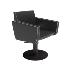 Aeolian Superblack | GAMMASTORE Styling salon chair | Wellness furniture | GAMMA & BROSS