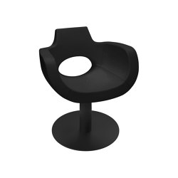 Aureole Superblack | GAMMASTORE Styling salon chair | Wellness furniture | GAMMA & BROSS