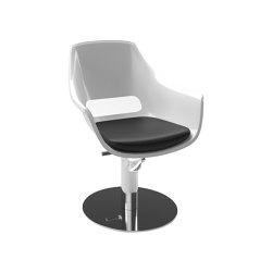 Clara  Supersilver | GAMMASTORE Styling salon chair | Wellness furniture | GAMMA & BROSS