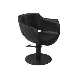 Clust Superblack | GAMMASTORE Styling salon chair | Wellness furniture | GAMMA & BROSS