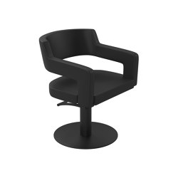 Creusa  Superblack | GAMMASTORE Styling salon chair | Wellness furniture | GAMMA & BROSS