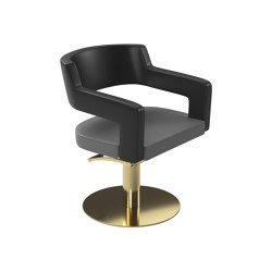 Creusa Supergold | GAMMASTORE Styling salon chair | Wellness furniture | GAMMA & BROSS