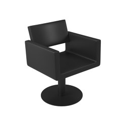 Ushape Superblack  I GAMMASTORE Styling Salon Chair | Wellness furniture | GAMMA & BROSS