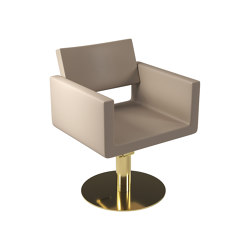 Ushape Supergold  I GAMMASTORE Styling Salon Chair | Barber chairs | GAMMA & BROSS