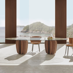 Coral Table | Tabletop oval | Punt Mobles