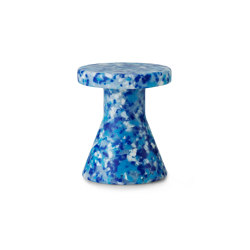 Bit Stool Cone Miniature Blue | closed base | Normann Copenhagen
