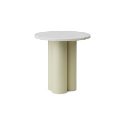 Dit Table Sand White Carrara | Side tables | Normann Copenhagen