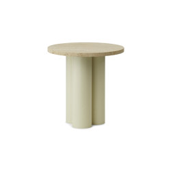 Dit Table Sand Travertine Light | Side tables | Normann Copenhagen