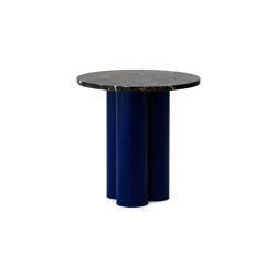 Dit Table Bright Blue Portoro Gold | Side tables | Normann Copenhagen