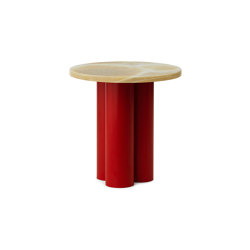 Dit Table Bright Red Honey Onyx | Beistelltische | Normann Copenhagen