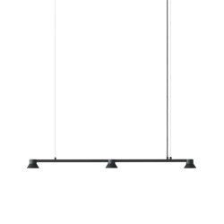 Hat Lampe Linear Klein EU Schwartz | Suspended lights | Normann Copenhagen