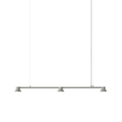 Hat Lamp Linear Small EU Warm Grey | Lámparas de suspensión | Normann Copenhagen