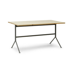 Kip Desk Grey Steel Pine | Individual desks | Normann Copenhagen