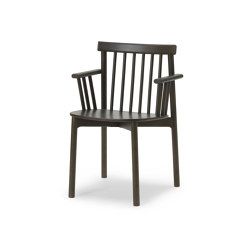 Pind Armchair Brown Stained Ash | Chaises | Normann Copenhagen