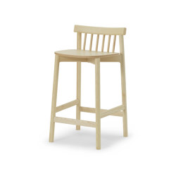 Pind Barstool 65 cm Ash | Counter stools | Normann Copenhagen
