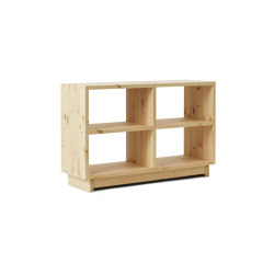 Plank Bookcase Medium Pine | Shelving | Normann Copenhagen