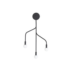 Vekst Wall Lamp Black | Wandleuchten | Normann Copenhagen