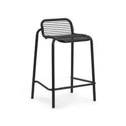Vig Barstool 65 cm Black | Counter stools | Normann Copenhagen